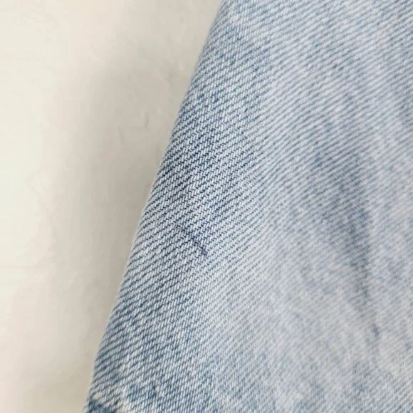 Vintage Wrangler Silver Lake Shorts Womens 23 Lightwash Pink Stripe High-Rise - Picture 4 of 9